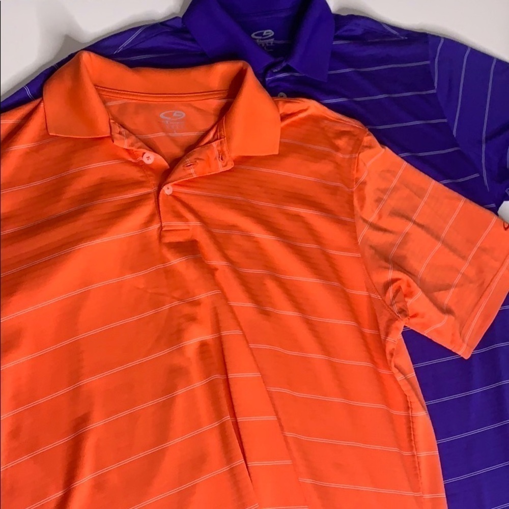 Champion C9 Striped gulf Polo Pull Over Shirt set bundle